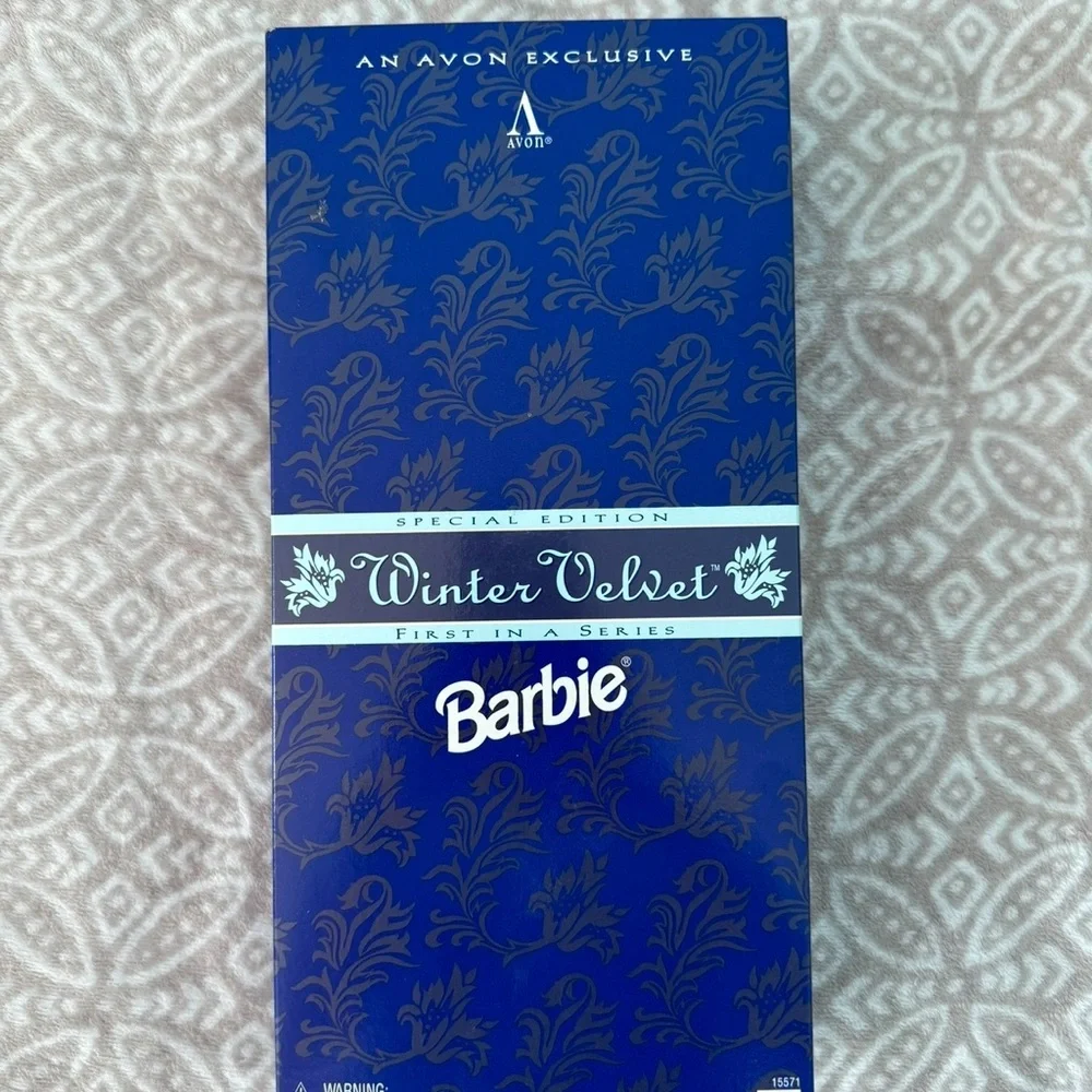 Avon Exclusive Barbie Winter Velvet “First in a Series” Special Edition Doll - Picture 8 of 13